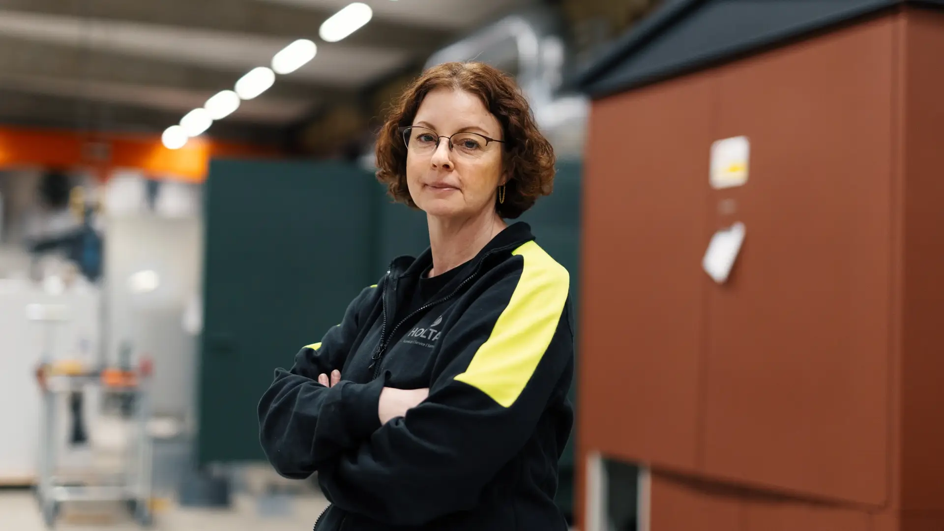 Linda Blomster, Electrician at Holtab